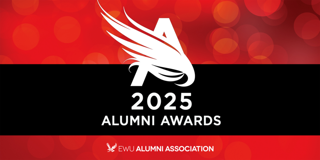 2025 Alumni Awards graphic.