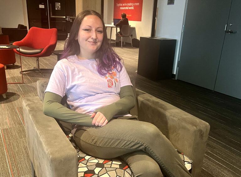 Photo of Sage Norton at the Catalyst.