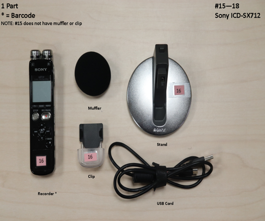 Sony IC Recorder ICD-SX712